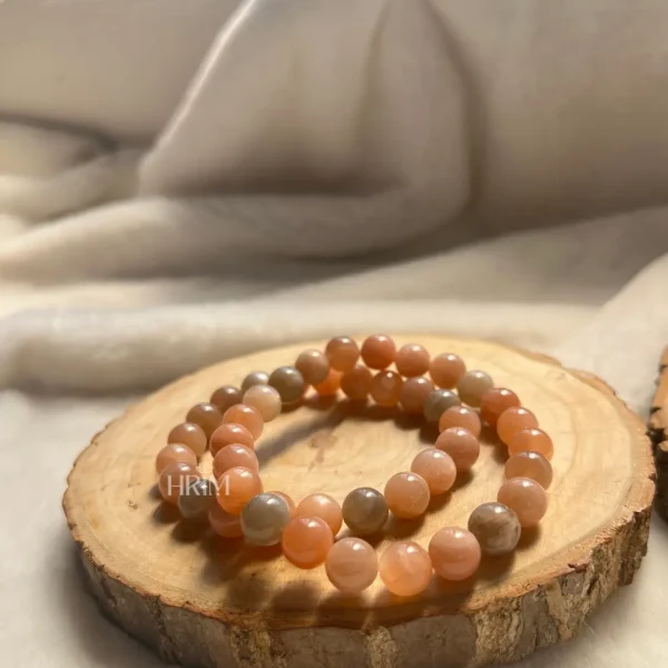 Moonstone (Peach) Bracelet